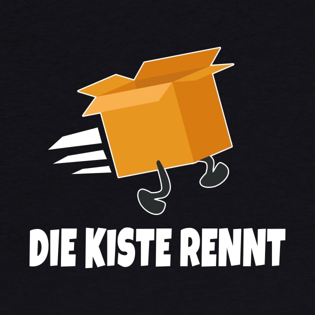 Die Kiste rennt lustiger Computer PC Spruch by Foxxy Merch